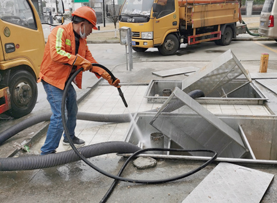 南岗隔油池清理